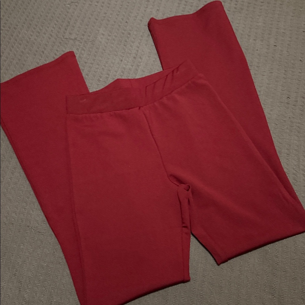 Ambiance  cranberry Pants boot cut stretchy size small NWT